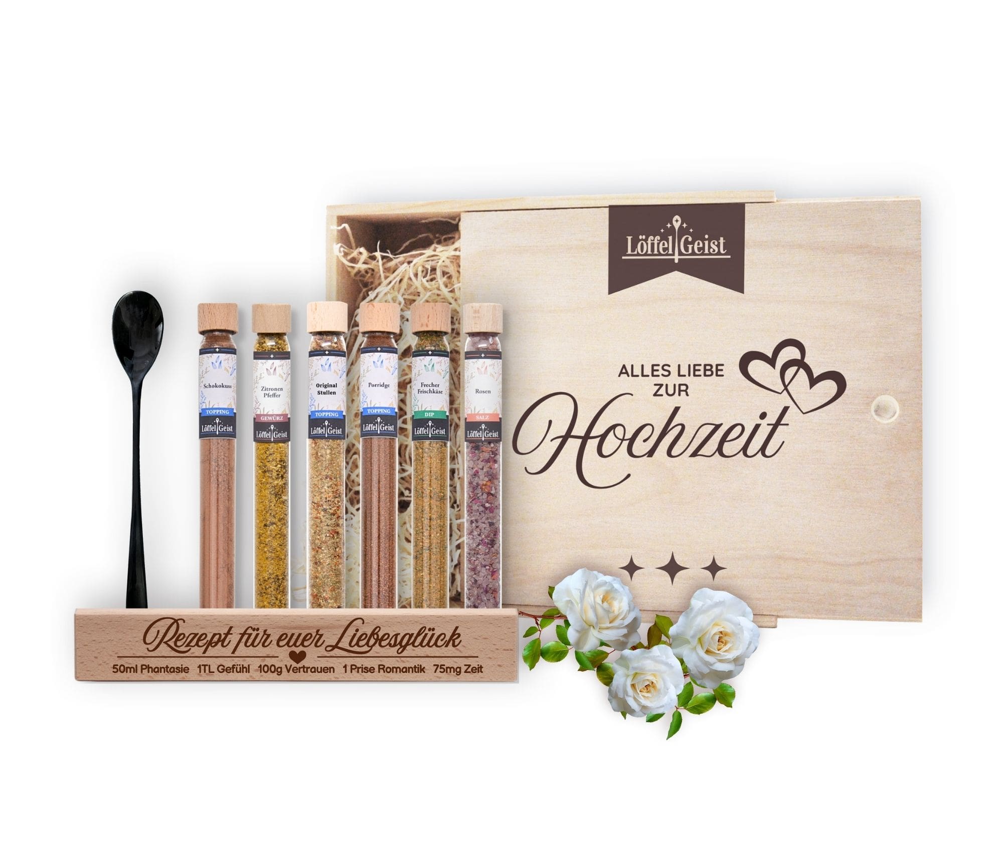 Gewürz-Geschenkset „Alles Liebe zur Hochzeit“